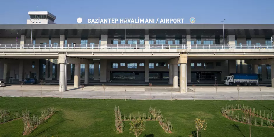 Über Gaziantep Flughafen